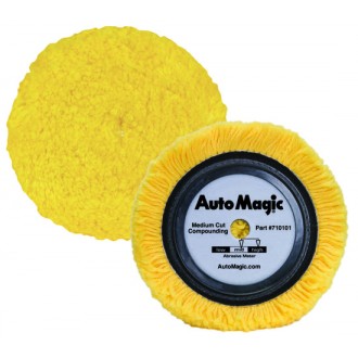 Automagic Medium Cut Compounding Yellow Wool Pad
