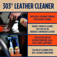 303 Leather Cleaner 473 ml Solutie curatare piele
