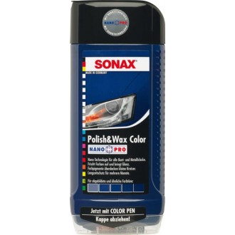 Sonax polish si ceara la culoare-albastru