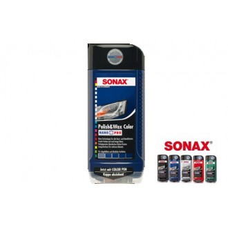 Sonax polish si ceara la culoare-albastru